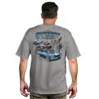 Men's Newport Blue Muscle Car Graphic Tee, Size: Xl, Grey