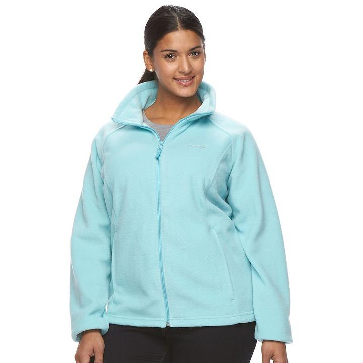 Plus Size Columbia Three Lakes Fleece Jacket, Women's, Size: 2xl, Green Oth