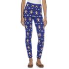 Juniors' It's Our Time Graphic Holiday Leggings, Girl's, Size: Small, Brt Blue