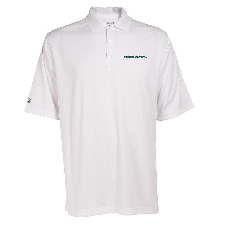 Men's Oregon Ducks Exceed Desert Dry Xtra-lite Performance Polo, Size: Xl, White
