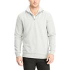 Men's Chaps Classic-fit Easy-care Knit Quarter-zip Pullover, Size: Xl, Grey