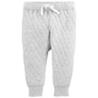 Baby Boy Oshkosh B'gosh&reg; Quilted Knit Jogger Pants, Size: 18-24 Month, Gray
