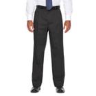 Big & Tall Croft & Barrow&reg; Classic-fit Easy-care Stretch Pleated Pants, Men's, Size: 50x29, Black