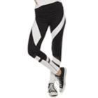 Juniors' So&reg; High-waisted Colorblock Yoga Leggings, Teens, Size: Xs, Black