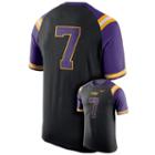 Men's Nike Lsu Tigers Dri-fit Wild Card Tee, Size: Large, Black