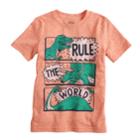 Boys 4-12 Jumping Beans&reg; Dinosaurs Rule The World Softest Graphic Tee, Size: 8, Med Orange