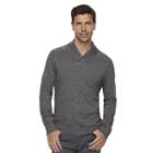 Men's Marc Anthony Slim-fit Soft-touch Shawl-collar Sweater, Size: Xxl, Dark Grey