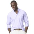 Chaps, Men's Classic-fit Poplin Button-down Shirt, Size: Medium, Purple