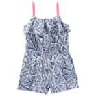Girls 4-8 Oshkosh B'gosh&reg; Pop-over Romper, Girl's, Size: 12, Ovrfl Oth