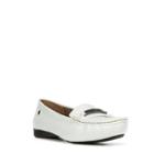 Lifestride Viva Women's Driving Moccasins, Size: 7 Wide, White