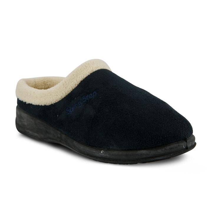 Spring Step Ivana Women's Slippers, Size: 38, Blue (navy)