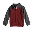 Boys 4-12 Sonoma Goods For Life&trade; Pullover Mock Neck Raglan Sweater, Size: 6, Dark Red