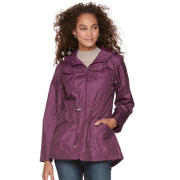 Women's D.e.t.a.i.l.s Packable Parka, Size: Large, Red
