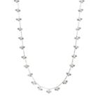 Chaps Long Necklace, Women's, Grey Other