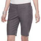 Women's Apt. 9&reg; Torie Bermuda Shorts, Size: 12, Dark Grey