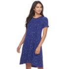 Women's Apt. 9&reg; Swing Dress, Size: Xxl, Dark Blue