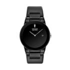 Citizen Eco-drive Stainless Steel Black Ion Leather Watch - Men