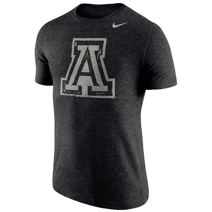 Men's Nike Arizona Wildcats Triblend Stamp Tee, Size: Xl, Oxford