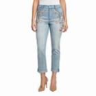 Women's Gloria Vanderbilt Amanda Embroidered Ankle Jeans, Size: 4, Light Blue