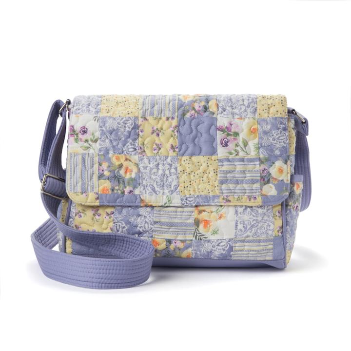 Donna Sharp Pauline Quilted Patchwork Messenger Bag, Women's, French Country