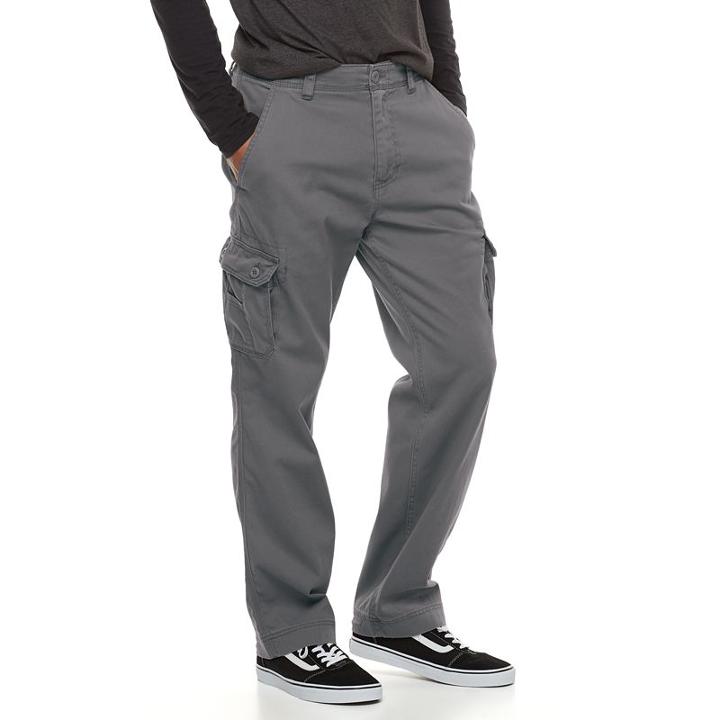 Men's Urban Pipeline&reg; Slim-fit Maxflex Chino Pants, Size: 30x32, Grey