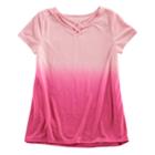 Girls 7-16 & Plus Size Mudd&reg; Cage Front Tee, Size: 16, Med Pink