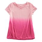 Girls 7-16 & Plus Size Mudd&reg; Cage Front Tee, Size: 16, Med Pink