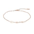 Lc Lauren Conrad Leaf Anklet, Women's, Light Pink