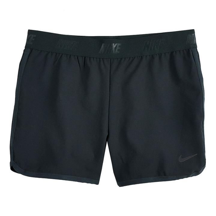 Girls 7-16 Nike Back Pocket Shorts, Size: Small, Grey (charcoal)