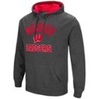 Men's Colosseum Wisconsin Badgers Pullover Hoodie, Size: Large, Black