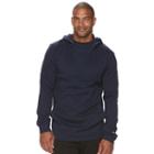 Big & Tall Fila Sport&reg; Athletic-fit Space-dye Fleece 2.0 Fleece Hoodie, Men's, Size: Xl Tall, Dark Blue