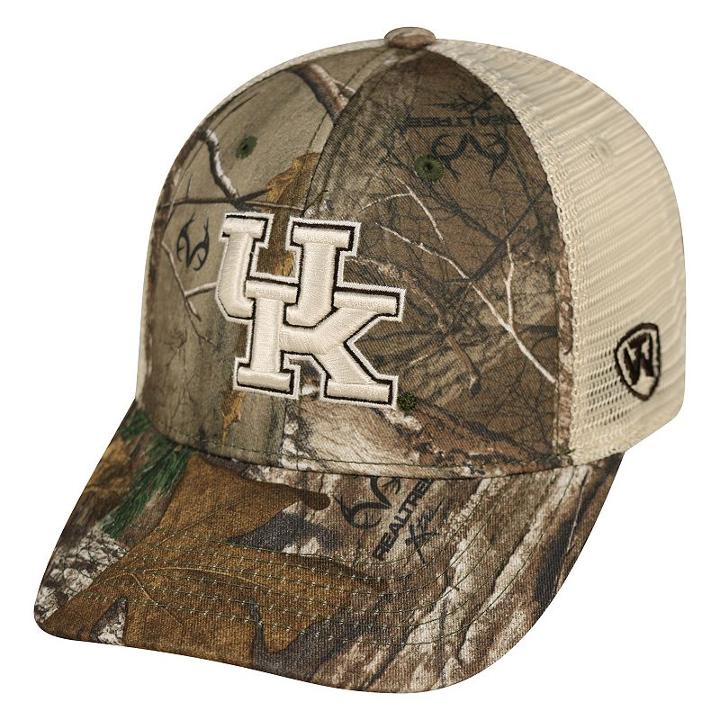 Adult Top Of The World Kentucky Wildcats Prey Camo Adjustable Cap, Green Oth