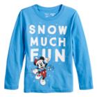 Disney's Mickey Mouse Boys 4-12 Snow Much Fun Softest Graphic Tee By Jumping Beans&reg;, Size: 5, Med Blue
