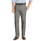 Men's Izod Heritage Chino Straight-fit Wrinkle-free Flat-front Pants, Size: 28x29, Grey (charcoal)