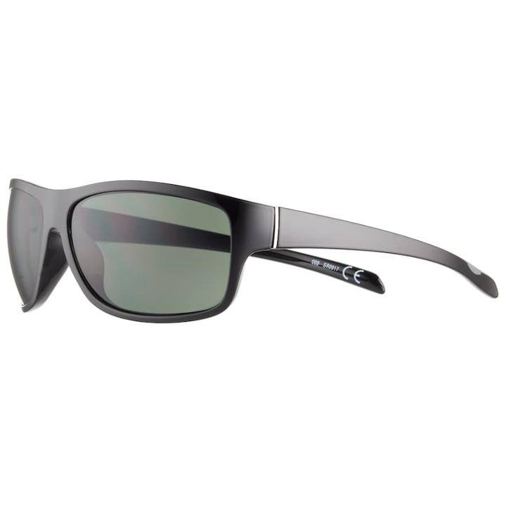 Men's Apt. 9&reg; Shiny Black Wrap Sunglasses, Oxford