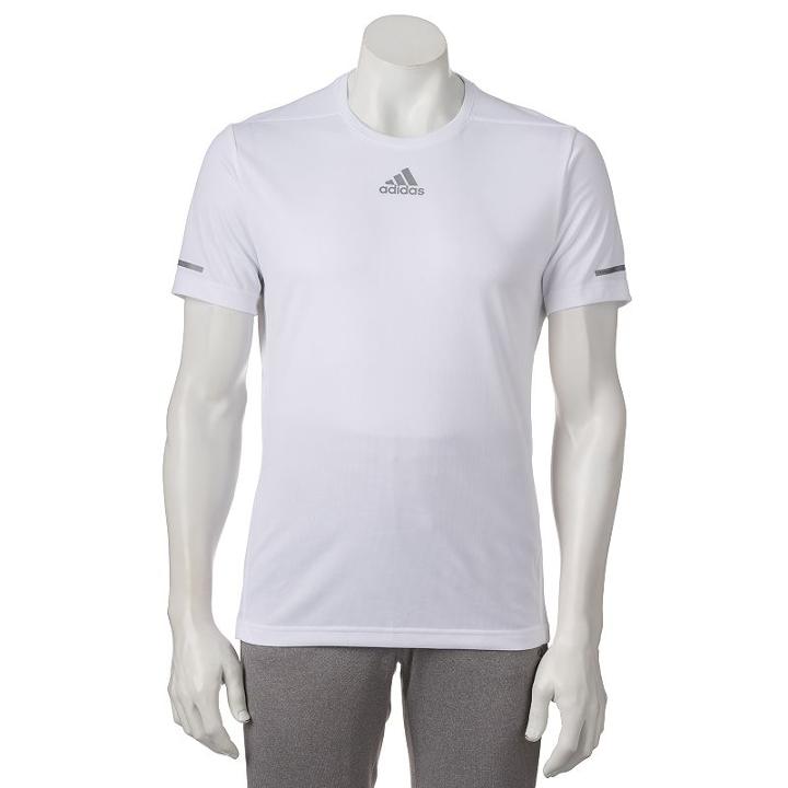 Men's Adidas Run Tee, Size: Xl, White