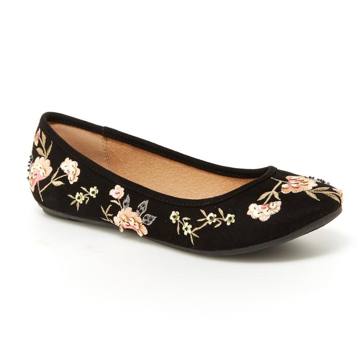 Unionbay Tina Women's Flats, Size: 7.5, Black