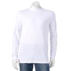 Big & Tall Croft & Barrow&reg; Classic-fit Interlock Mockneck Tee, Men's, Size: Xl Tall, White