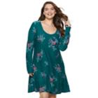 Juniors' Plus Size Mudd&reg; Strappy Back Dress, Teens, Size: 1xl, Dark Blue