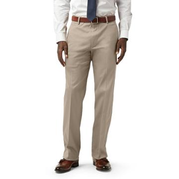 Men's Dockers&reg; Straight-fit Iron-free Stretch Khaki Pants D2, Size: 34x32, Brown