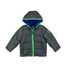 Boys 4-7 Carter's Heavyweight Colorblock Puffer Jacket, Size: 5-6, Grey