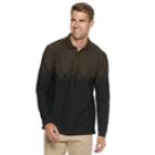 Men's Haggar Classic-fit Soft Touch Jacquard Polo, Size: Xl, Med Brown