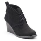So&reg; Blog Women's Wedge Ankle Boots, Size: Medium (8.5), Black