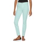 Juniors' So&reg; Perfectly Soft High-waisted Ankle Jeggings, Girl's, Size: 5, Lt Green