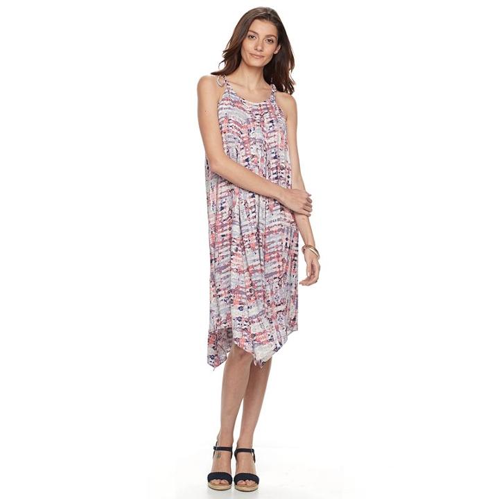 Women's Hope & Harlow Sleeveless Dress, Size: 4, Multicolor