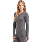 Women's Cuddl Duds Flexfit V-neck Top, Size: Xl, Oxford