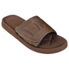 Adult Nebraska Cornhuskers Memory Foam Slide Sandals, Size: Small, Brown