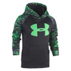 Boys 4-7 Under Armour Blur Logo Pullover Hoodie, Size: 7, Black