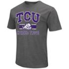 Men's Campus Heritage Tcu Horned Frogs Banner Tee, Size: Large, Dark Grey