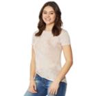Juniors' Wallflower Tie-dye Twist-front Tee, Teens, Size: Large, Med Pink